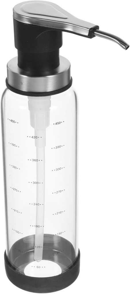 Press Type Honey Bottle Refillable Syrup Dispenser with Pump for Jam Ketchup and Honey Storage for Kitchen and Events