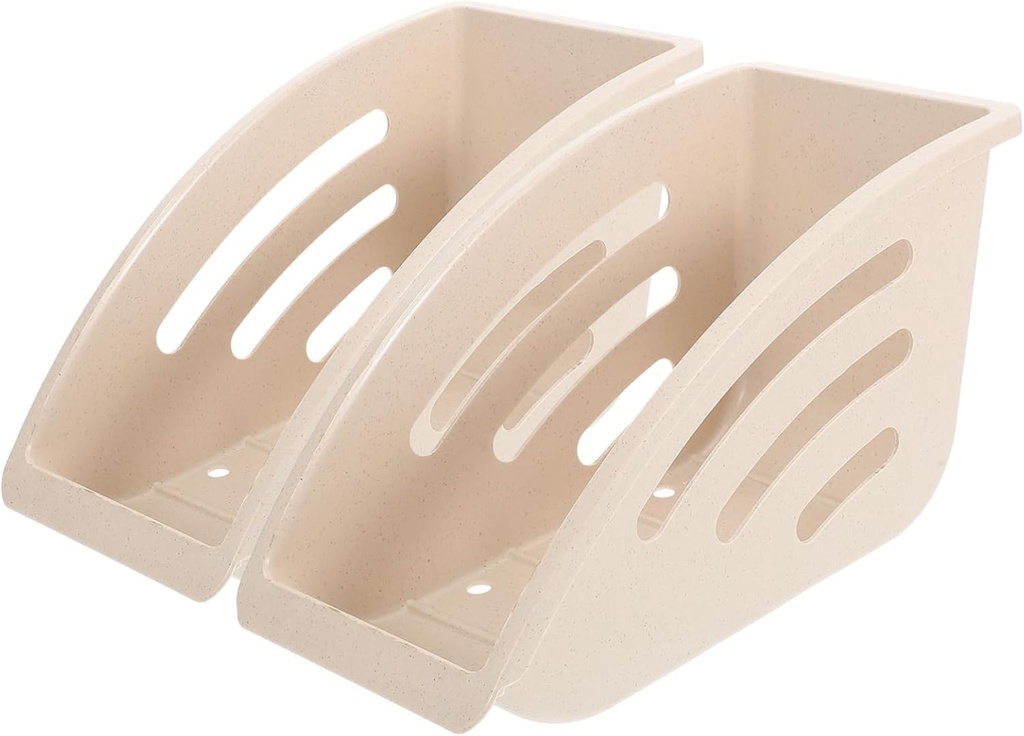 2pcs Cabinet Dinner Plates Holder Plates Organizer Kitchen Organizer Compact Design for Home and Kitchen