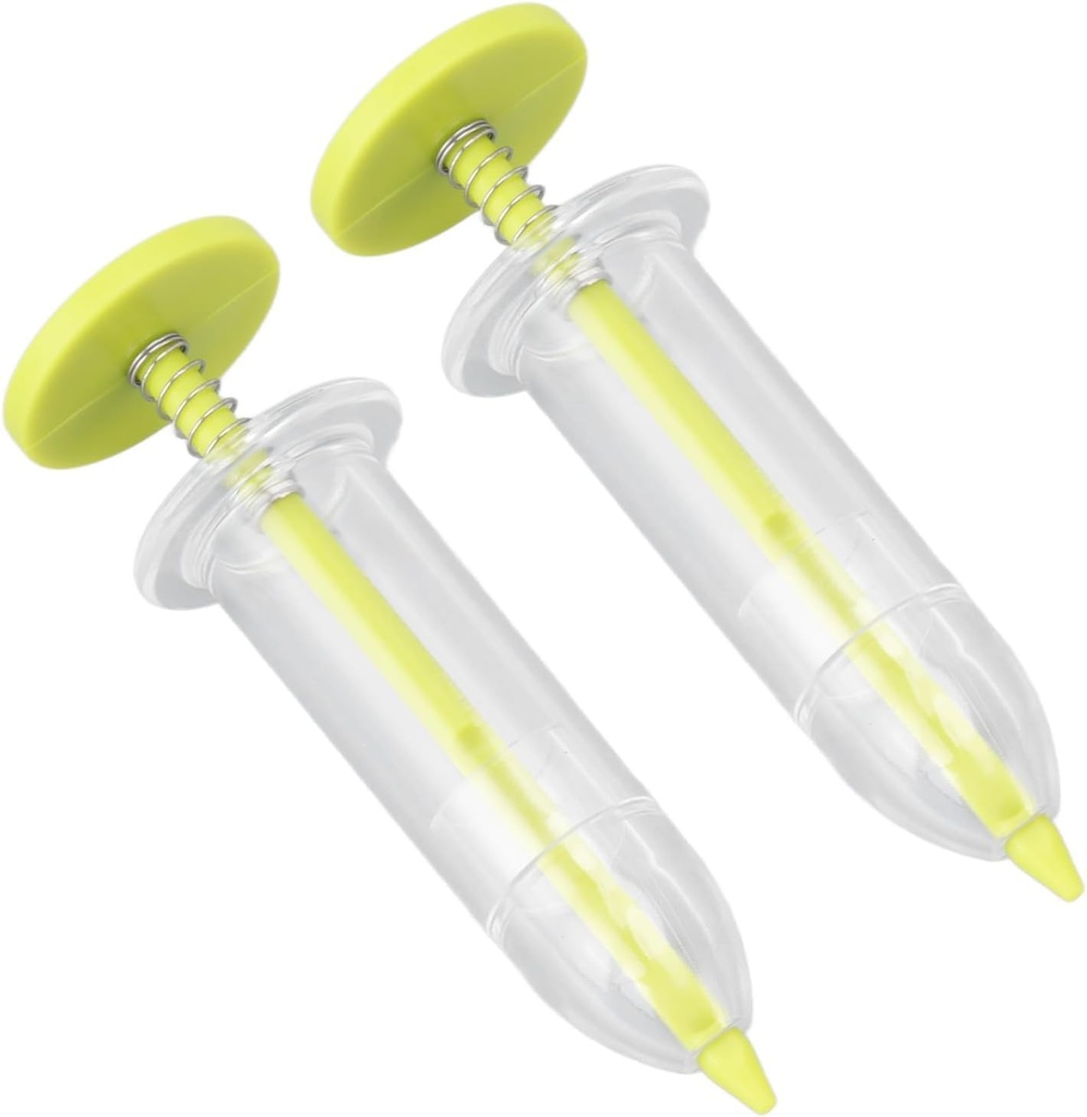 NADUSEP Mini Sowing Seed Dispenser, Small Sower Seed Spreader Manual Handheld Seed Planter Mini Hand Spreader Garden Seed Planter for Carrot, Lettuce, Grass and Spinach Seed (Green