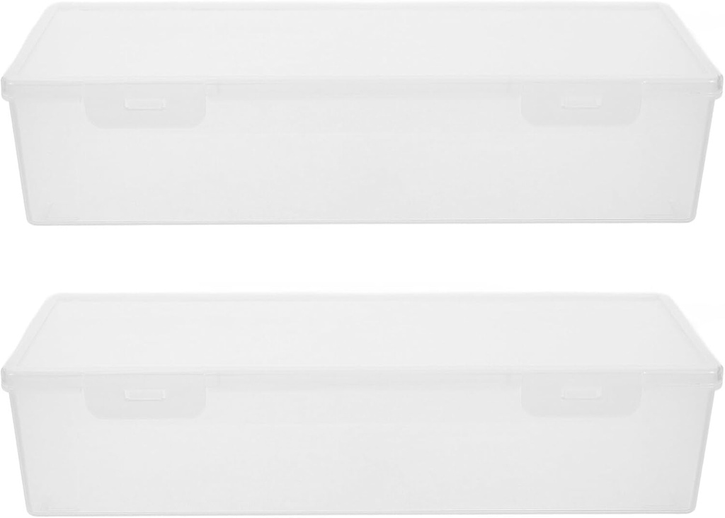 Veemoon Airtight Food Containers for Refrigerator Sealed Crisper Box Bread Box Airtight Food Storage Cases Fridge Organizers