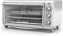 BLACK+DECKER Crisp 'N Bake Air Fry Countertop Convection Toaster Oven, XL Capacity, 8-Slice, 5-in-1, Fits 9” x 13” pan,12” Pizza, 60-Min Timer, Bake, Broil, Air Fry, Toast, Keep Warm, Stainless Steel