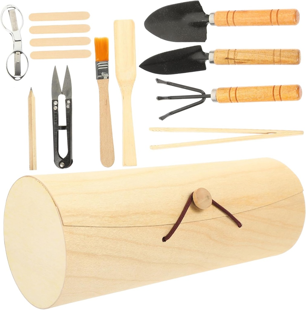 Mipcase 1set Mini Gardening Tool Set Outdoor Garden Hand Tools for Bonsai Vegetables and Houseplants Lightweight and Portable Gardening Accessories for Efficient Farming