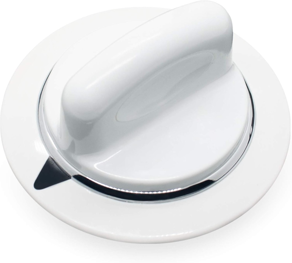 Unbreakable WE1M654 Dryer Timer Knob with Reinforced Metal Ring Replacement Part by Sikawai for G-E Hot-point - Replaces AP3995098 WE01M0443 WE1M443 1264290