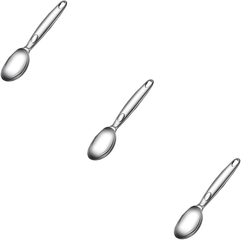 3pcs Stainless Steel Ice Cream Scoop Ergonomic Design Ice Cream Spoon for and Desserts Easy to Clean Kitchen Tool