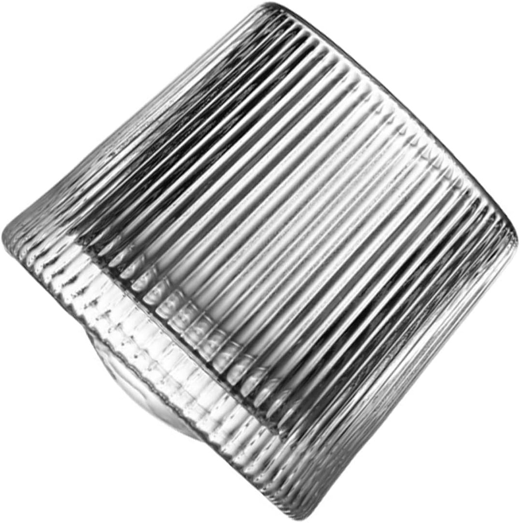 OUNONA 160ML Rotating Whiskey Glass Tumbler Unique Shaped Drinkware for Whiskey Cocktail and Beer Premium Glassware for Home Bar and Parties