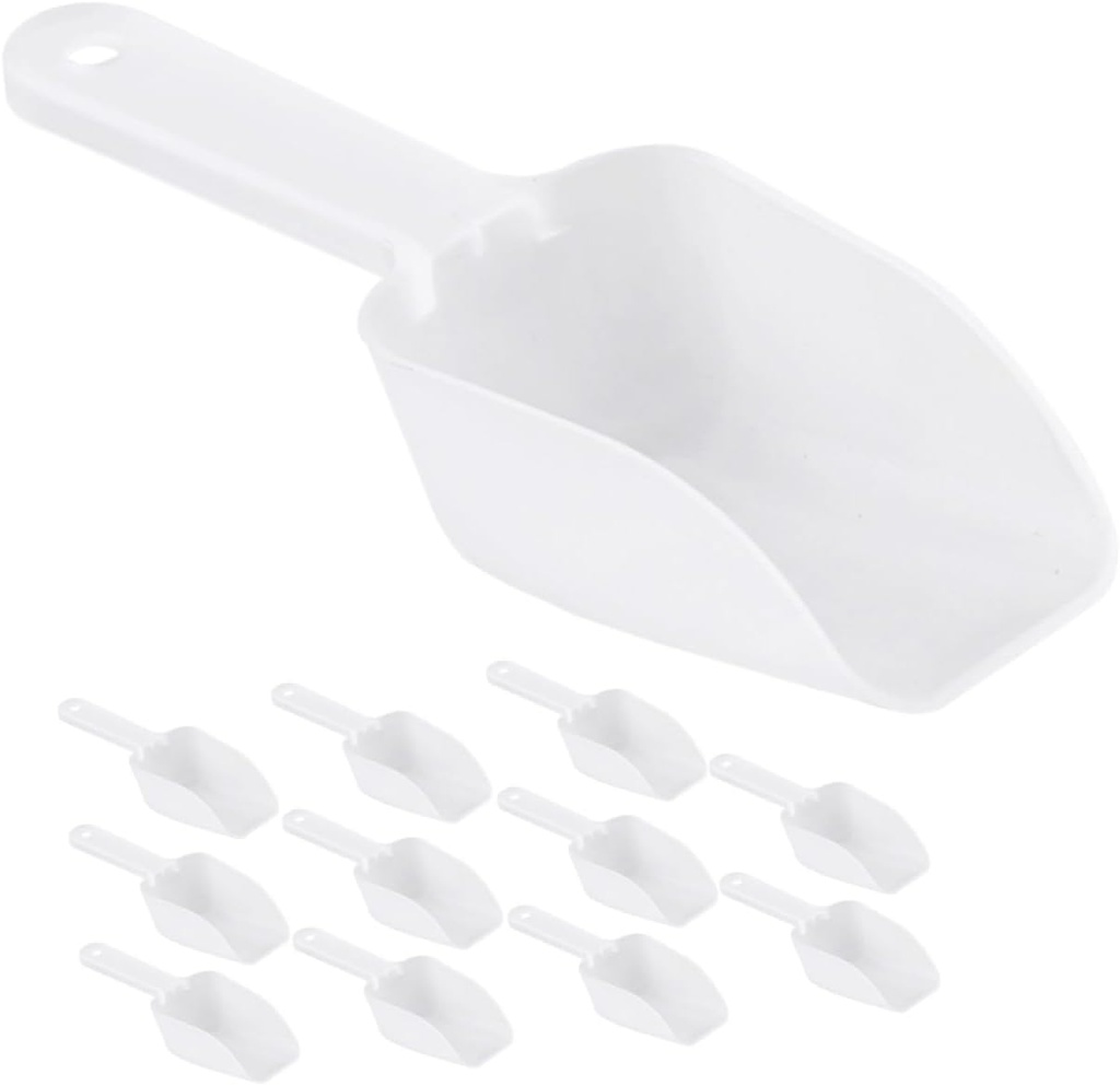 12pcs Multifunctional Shovel and Kitchen Scoop Made of Material for Ice Flour Easy to Clean Dishwasher