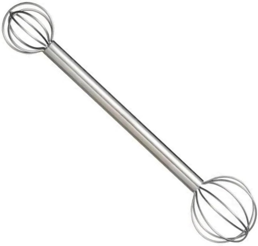 Double Head Miso Soup Measure Tool Nonrust Steel Kitchen Scoops Two Heads Stirrer For Accurate Portion Control Rotating Measurement Tool