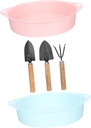 HEMOTON Gardening Kit Tools Set Gardening Spades Rake Shovels Transplanting Shovels Soil Sieves for Maintenance