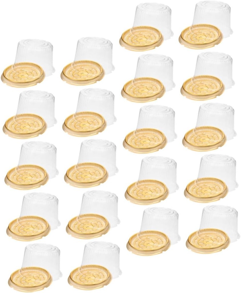 Lightweight Compact Cake Boxes Cake Carriers for Party Favor Dessert Storage 50 Pcs