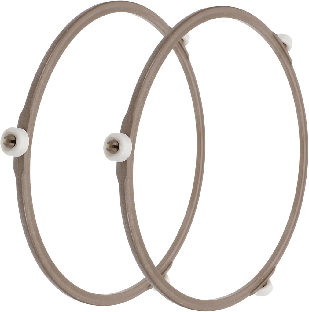Mikinona Microwave Turntable Plates Rings Plastic Wheel Ring Accessory Replacement for Broken Oven Turntable Rotating Roller