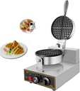 Commercial Waffle Maker Machine Waffle Iron Baker Non-Stick Baking Iron Plate Cake Oven Waffle Cone Machine Waffle Toaster