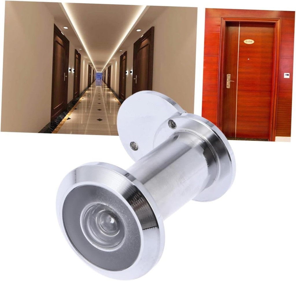 Artibetter Door Viewer Security Peep Hole Zinc Alloy Cat Eye for Home Office Hotel Easy to Install Operate