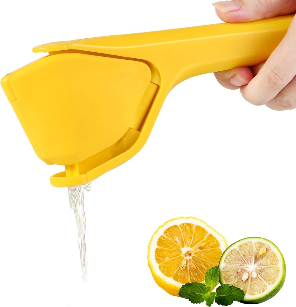 Lemon Squeezer, Effortless Manual Flat Lime Juicer Squeezer, Hand Citrus Press, Folds Design For Saving Space Storage, Easy to Make Juice From Lemon, Lime, Cirtus, Orange, Fruits