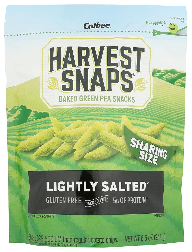 Calbee Lightly Salted Harvest Snaps Sharing Size, 8.5 Oz