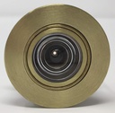 US-4 Satin Brass Peek-O Revolving Door Viewer
