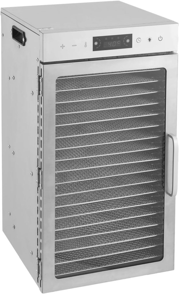 Commercial Dehydrator 18 Stainless Steel Trays Fruit Vegetable Food Dry Machine