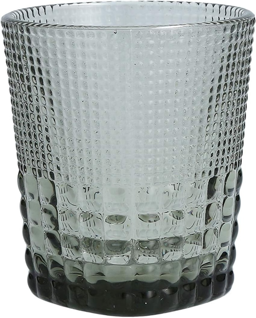 Fortessa Malcolm Iced Beverage Cocktail Glass, 15-Ounce, Gray, 6 Count