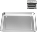 Quality Baking Sheet Pan, 12.4"x11" Stainless Steel Air Fryer Tray Replacement for Cuisinart Air Fryer TOA-060 and TOA-065, Dishwasher Safe, NonStick Baking Pans for Cooking Bread and Broiling
