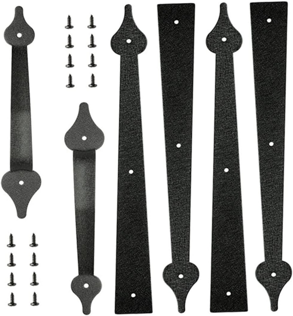 LIFKOME 1set Garage Door Hinges and Furniture Hinges Easy to Install and Sturdy Design for Cabinet and Display Doors Construction Practical and Efficient for