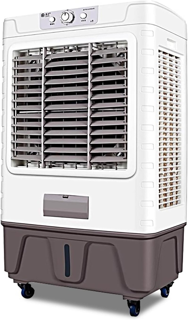 Portable Evaporative Air Cooler - 120° Oscillating Fan, 3 Speed Settings, 90L Water Tank, Ideal for Indoor & Outdoor Use, Energy-Efficient Cooling Solution
