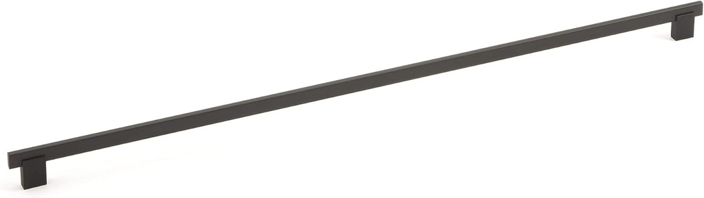 Richelieu Hardware BP905640900 Madison Collection 25 1/4-inch (640 mm) Center-to-Center Matte Black Modern Rectangular Cabinet and Drawer Bar Pull Handle for Kitchen, Bathroom, and Furniture