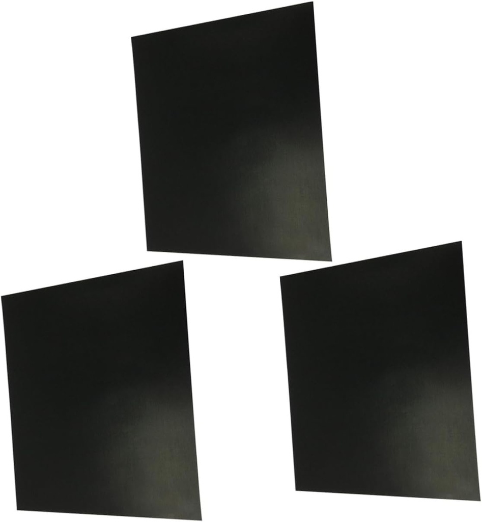 Kisangel 3pcs Non-Stick Barbecue Mat Heat-Resistant Grill Pads for Oven Outdoor Grilling Reusable and Easy to Clean for Cooking Pizza Steak and BBQ