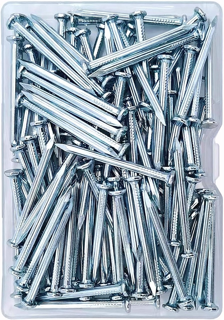 110pcs 1-1/2inches Wall Nails,Galvanized Hardware Nails,Good Hardness Wall Nails for Hanging Pictures