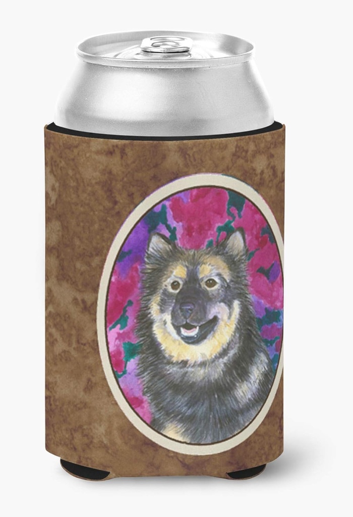 Caroline's Treasures SS1063CC Finnish Lapphund Can or Bottle Hugger Cooler Washable Drink Sleeve Collapsible Beverage Insulated Holder, Can Hugger, Multicolor