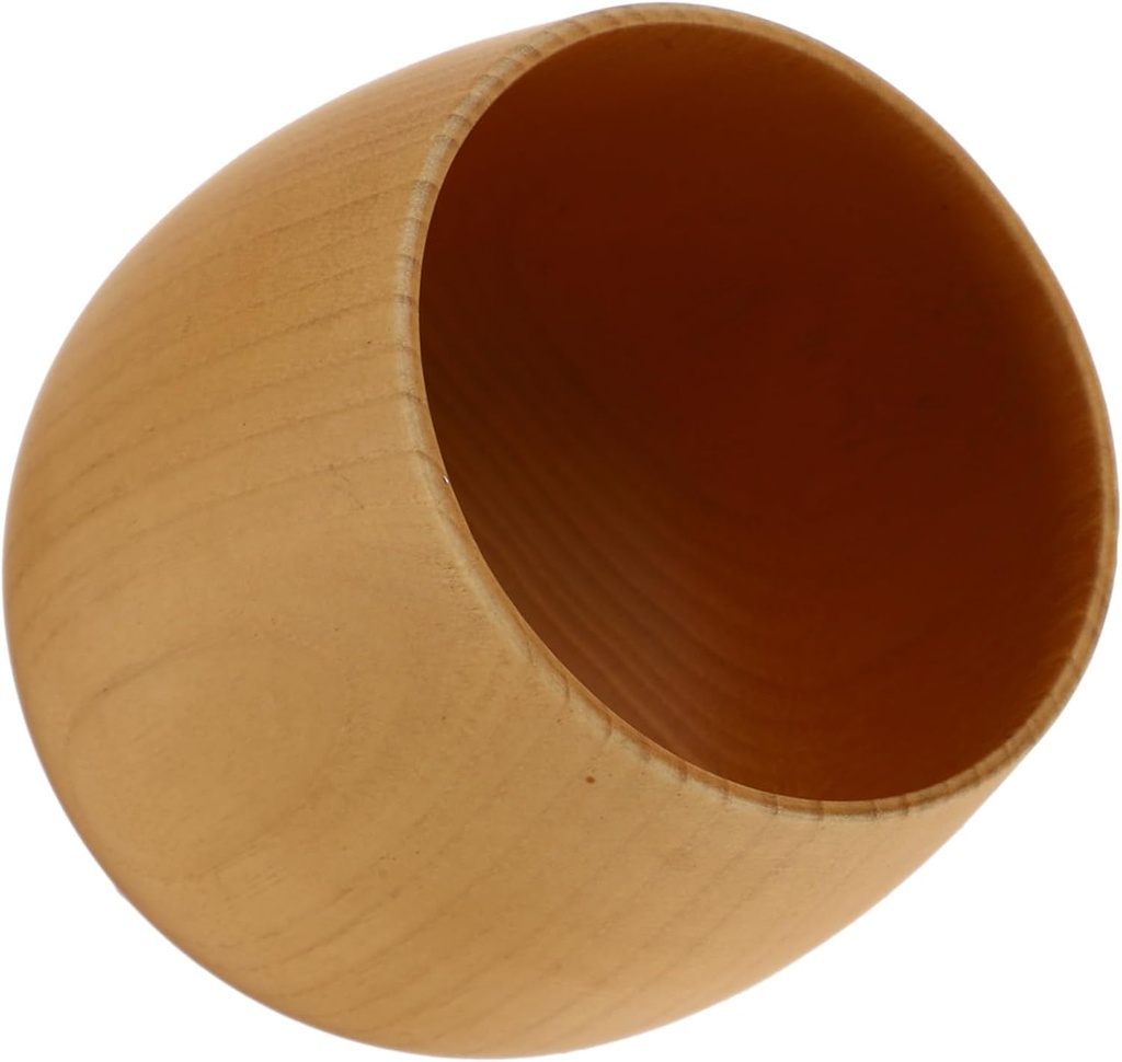Wooden Tea Cup 250ML Creative Sake Serving Cup Household Beverage Mug Simple Multipurpose for Home Use