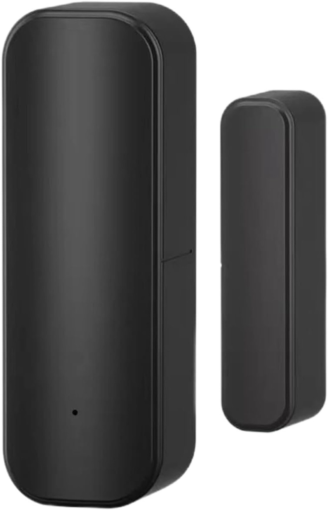 Door and Window Sensors WiFi,Smart Door Open/Closed Detectors for Home Security Black 2pack(Battery not Included)