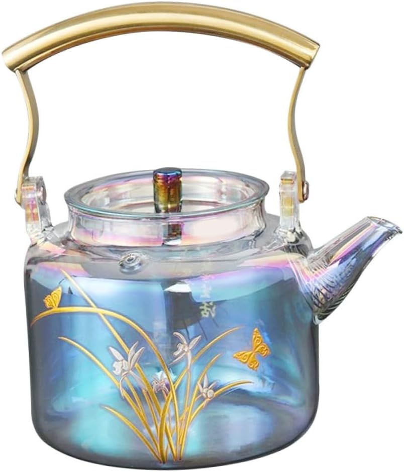 LIFKOME Electric Stove Kettle Large Capacity Hot Water Pot Kitchen Teapot Heat Resistant Easy to Maintain