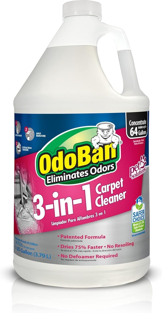 OdoBan 3-n-1 Carpet Cleaner, 128 Fl Oz
