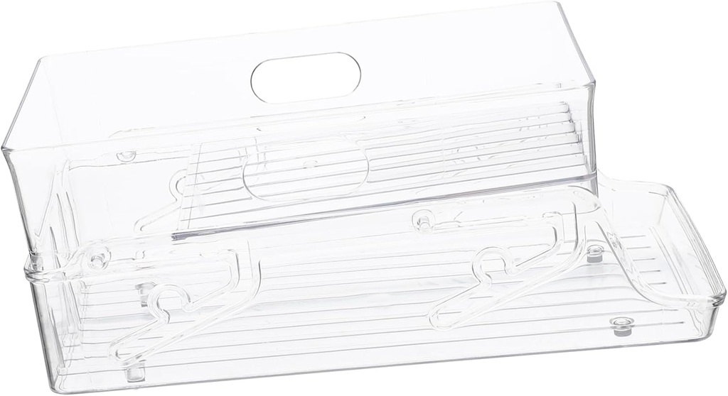 DECHOUS Fridge Organizer Rolling Can Holder Large Storage Bins for Soda Cans Fridge Drink Rack Kitchen Organizers