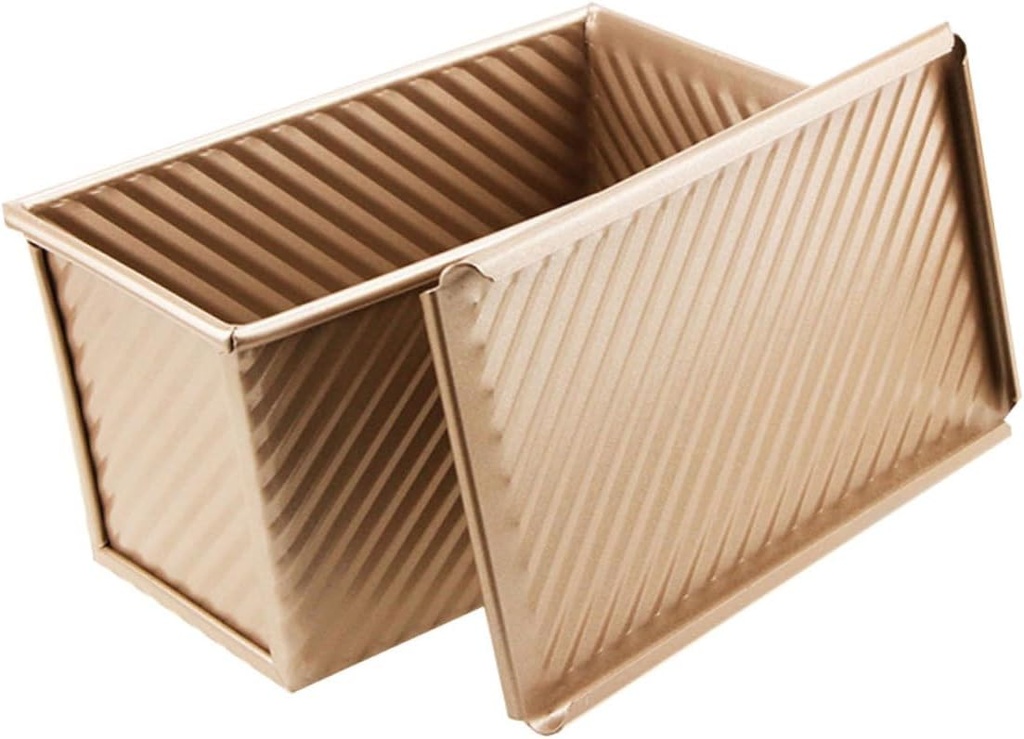 Non-stick Toast Box Lid Loaf Bread Pan Loaf Cake Pans Lids for Pullman Golden Baking