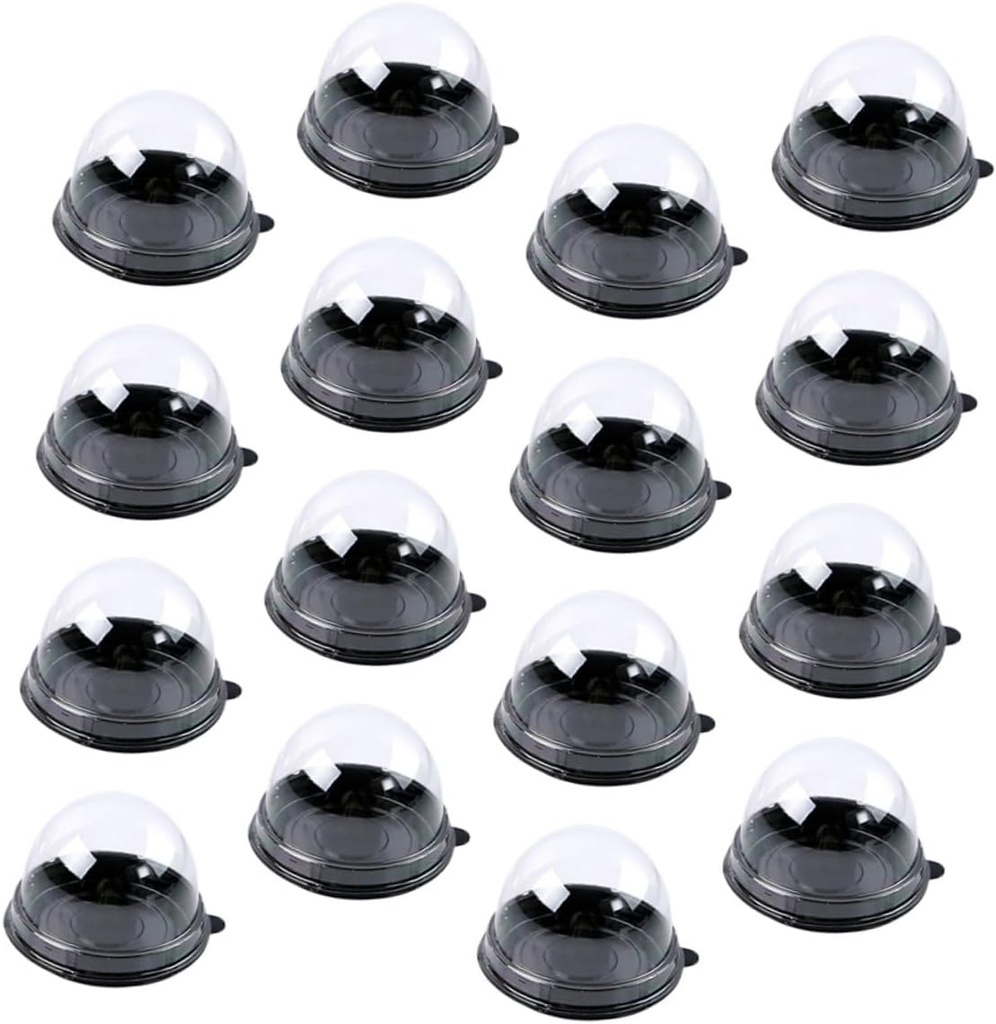 150pcs Round Plastic Moon Cake Wrapping Boxes Dessert Packing Tray for Bakery Treats Adorable Cake Carrier for Home Baking and Packaging