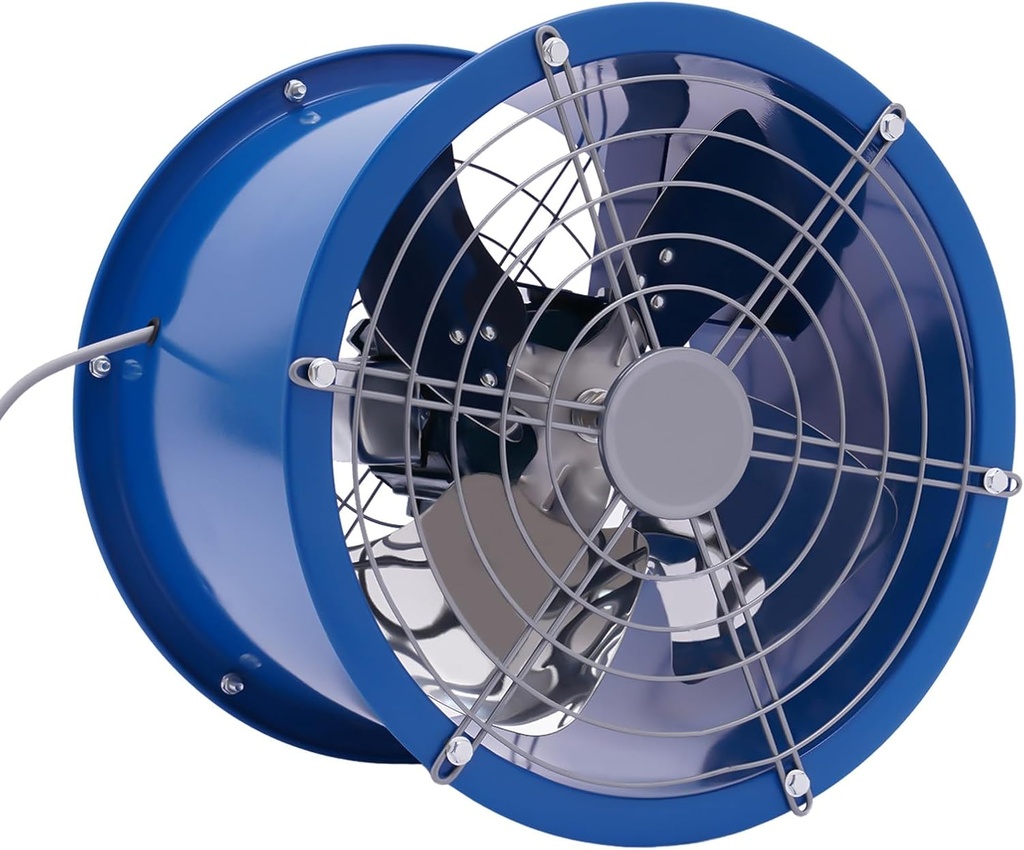 JOMCYDM Axial Fan Cylinder Pipe Explosion-proof Fumes Exhaust Fan Silent Ventilation Fan High Power 370W Copper Motor Low Noise 71dB High Airflow 2675-5400m³H Versatile Air Exchange Deodorizing Dust