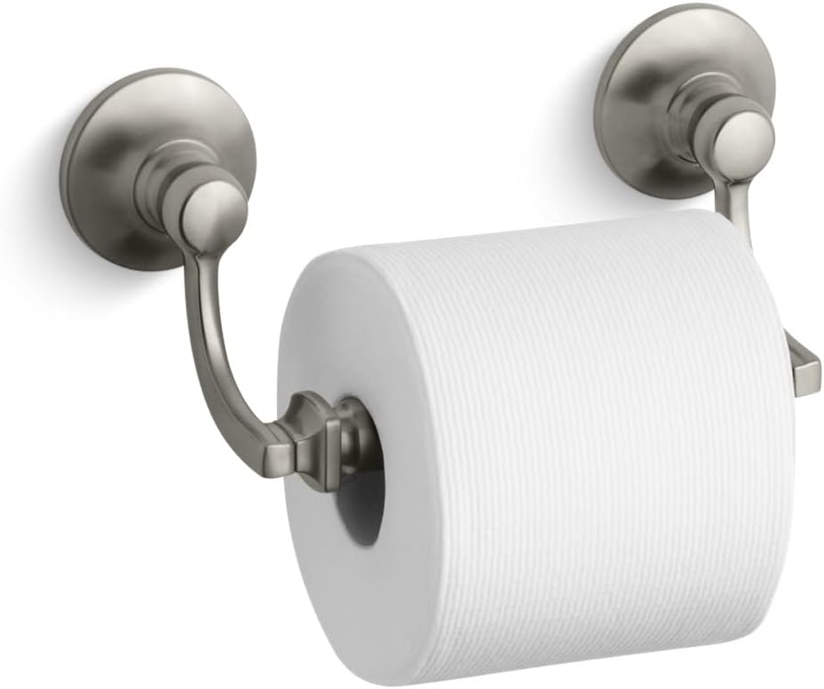 Kohler 11415-BN Toilet Tissue Holder, Vibrant Brushed Nickel