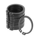 uxcell 40mm External Circlips C-Clip Retaining Shaft Snap Rings 65Mn 30pcs