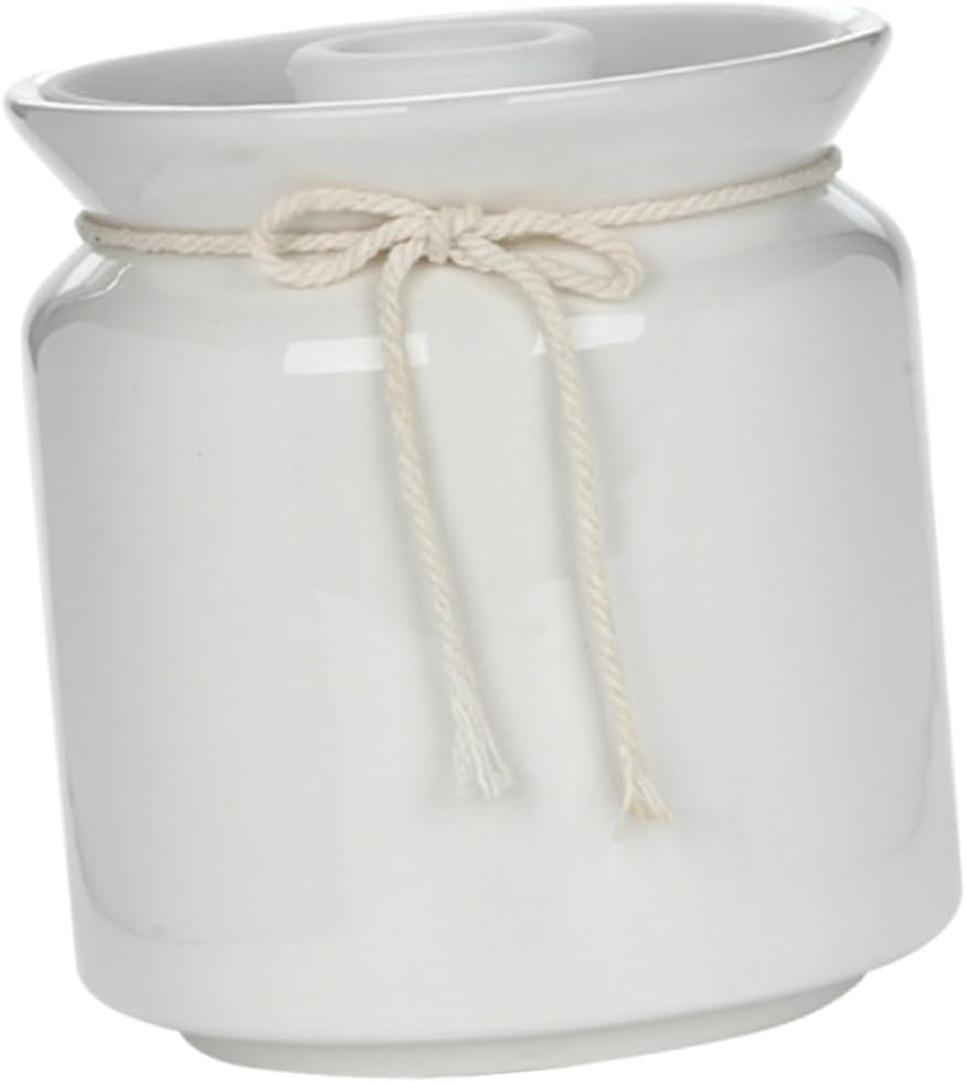 Tea Canister Porcelain Pickle Jar Household Ceramics Kitchen Jar White Ceramic Cookie Jar,