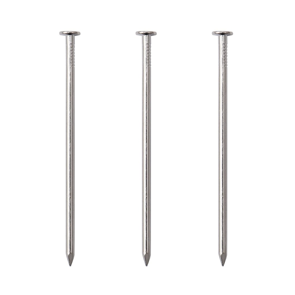 60 Pieces Hardware Nails, 3 Inches Nickel Plated Carbon Steel Hanging Nails for Wood, Home Decorating
