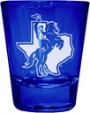 R and R Imports Tarleton State University Engraved Full Color 2 oz Shot Glass Blue Officially Licensed Collegiate Product 4-Pack