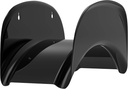 Gardzen Heavy Duty Hose Hanger Wall Mount, Hose Holder, Hook, Rack, Support for Outside, Black