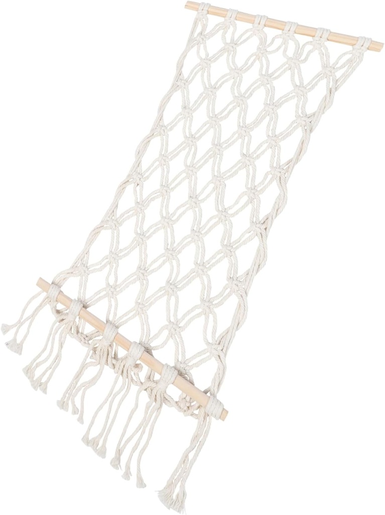 PRETYZOOM Kitchen Woven Storage Bag Rope Fruit Hammock for Vegetables Produce Stylish Hanging Net Basket Hook Versatile Kitchen Organizer