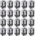 Qinwuwu Stainless Steel Cable Railing Cross Cable Clamps for Wire Rope Clips Fitting for Wall Trellis System 20pcs (5mm)