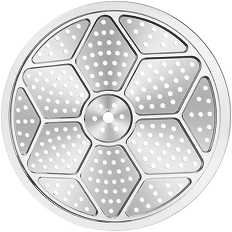 1Pc Practical Steamer Tray, 304 Stainless Steel Round Rack, For Various Pressure Cookers, Stockpots, Pans, Silvery(35cm)