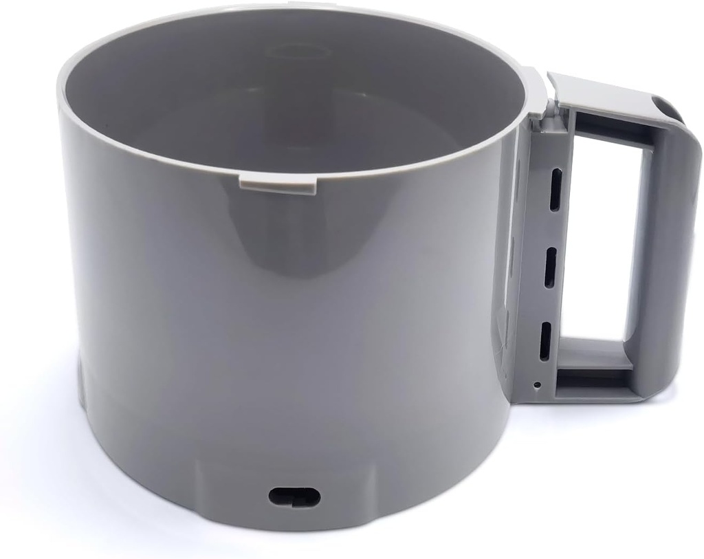 112204S Gray Cutter Bowl Compatible with Robot Coupe R2 3L Gb,R2 DICE, R2 Dice, R2B, R2N,Food Processor 3 Quart Bowl