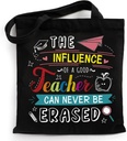 Teacher Appreciation Gifts, Canvas Tote Bag for Women, Aesthetic Cute Grocery Grocery Reusable Cotton Gift Bag for Shooping Beach Trendy Gifts