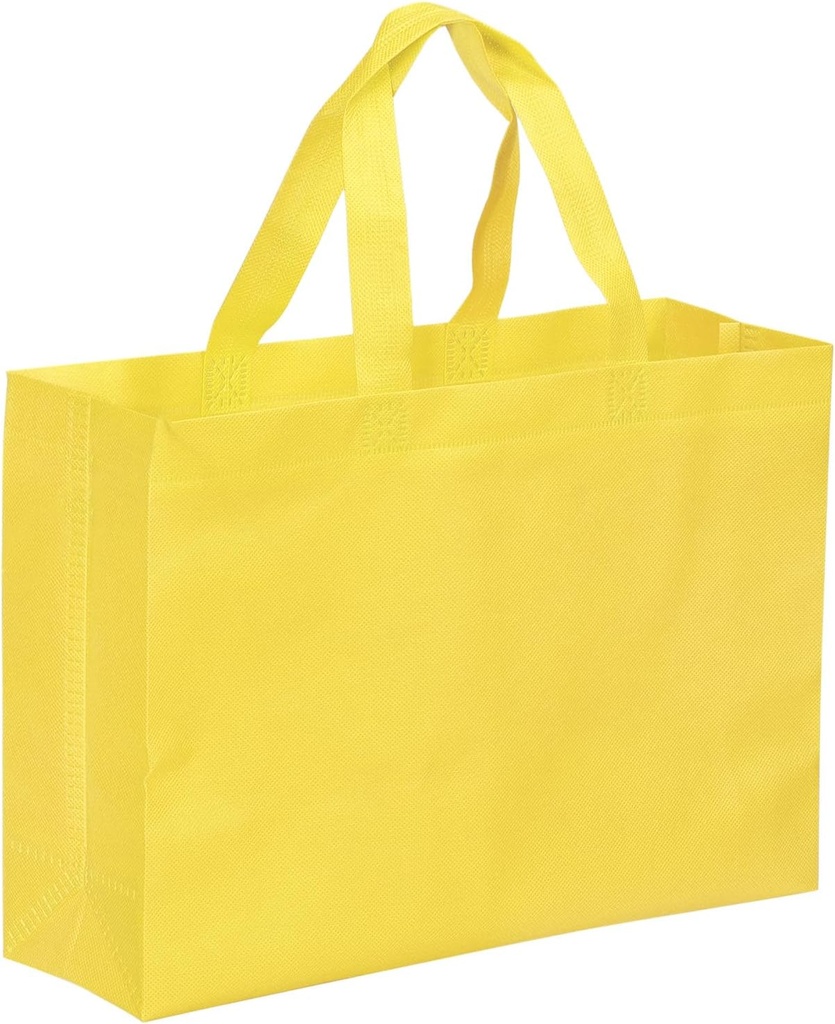 PATIKIL Reusable Gift Bags Horizontal Style Non-Woven Grocery Tote Bag for Travel Storage