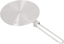 Restokki Stainless Steel Induction Plate, Heat Diffuser Kitchen Cooking, Efficiently Distributes Heat for Gas and Electric Stovetops (24#)