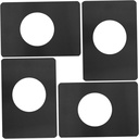 4pcs Door Lock Cover Plates Lock Fixing Strike Plate Filler Door Knob Covers for